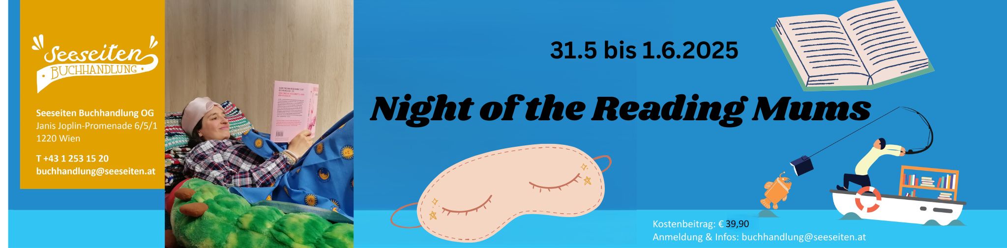 Das war die 1. Seeseiten Night of the Reading Mums